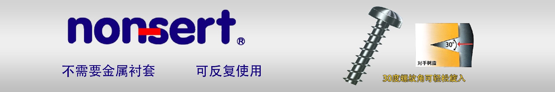 树脂专用自攻钉 Nonsert